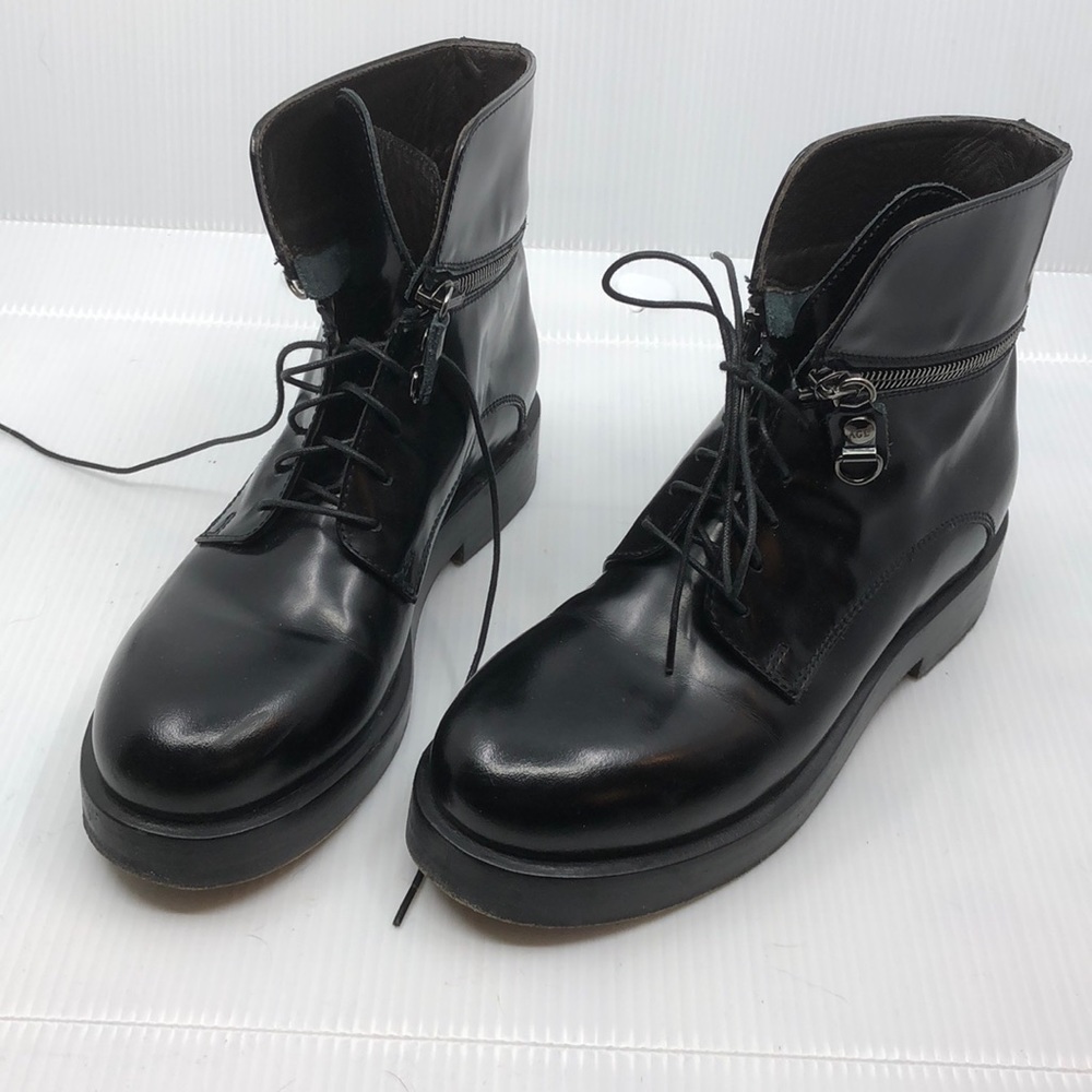 Black leather AGL boots size US 5 - EU35